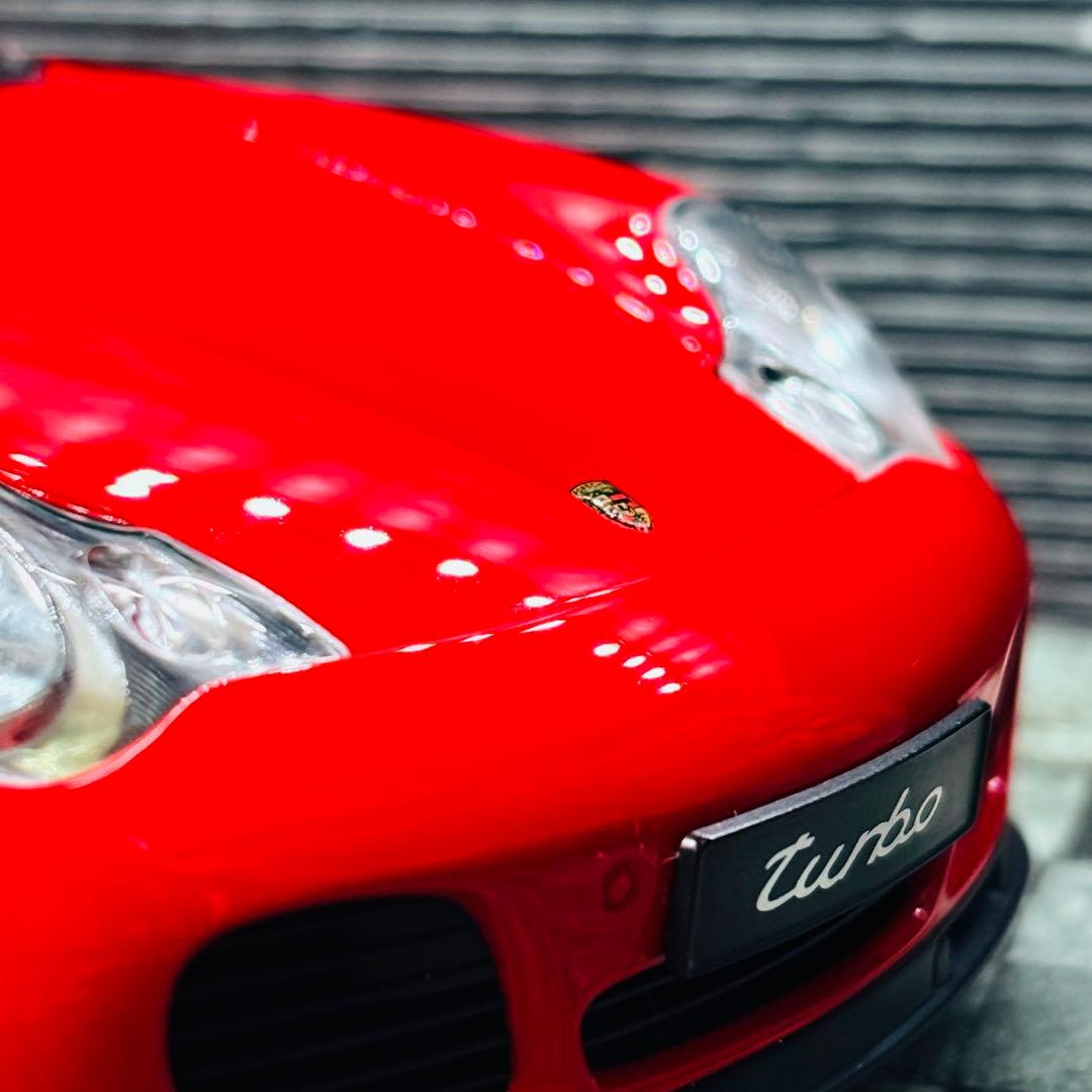 エンブレム加工品 1/18 AUTOart ポルシェ 911 (996) ターボ