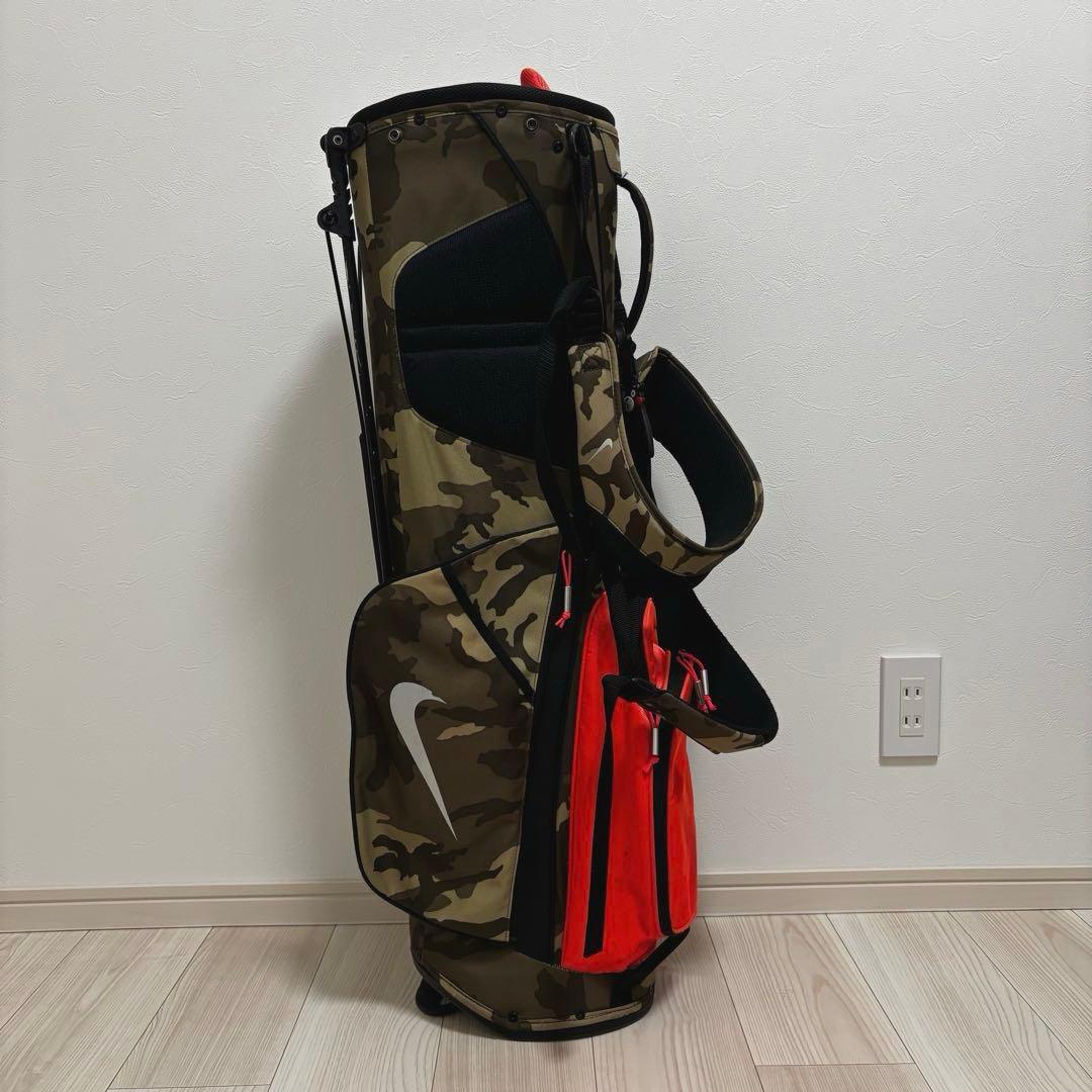 【希少】NIKE GOLF キャディバッグ 迷彩 スタンド 軽量 8.5型