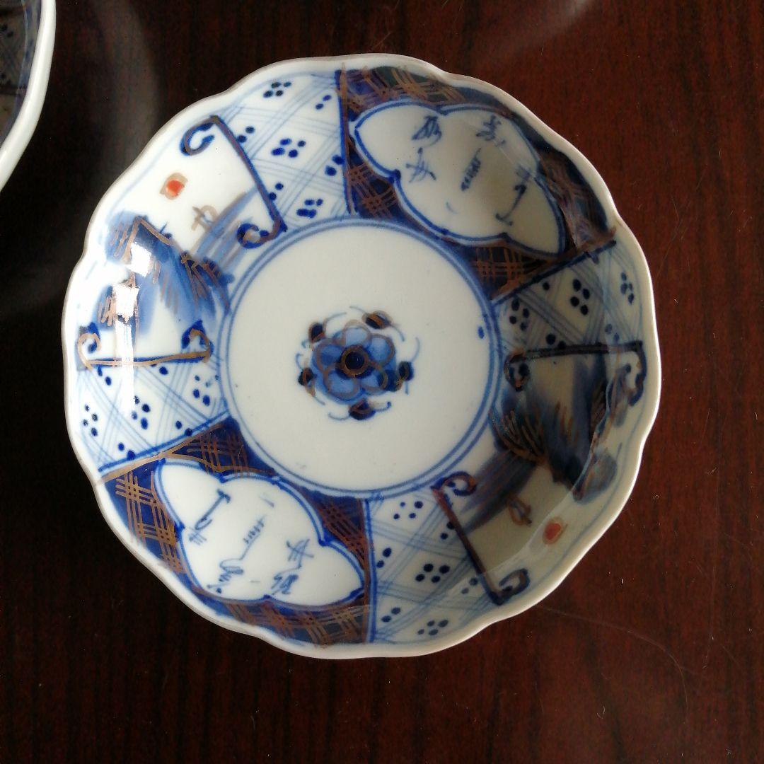 伊万里　染付芙蓉手小皿　16枚　11cm　明治～大正期