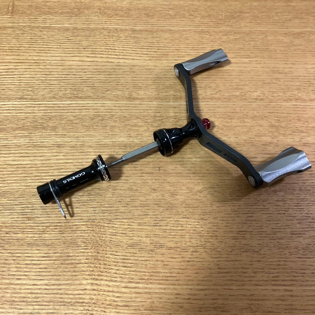 美品　シマノ4角軸　ゴメクサス　100mm ダブルハンドル　スタンド　セット