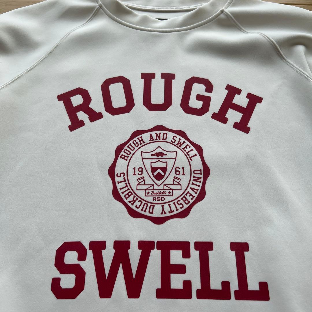 ROUGH AND SWELL ホワイト トレーナー