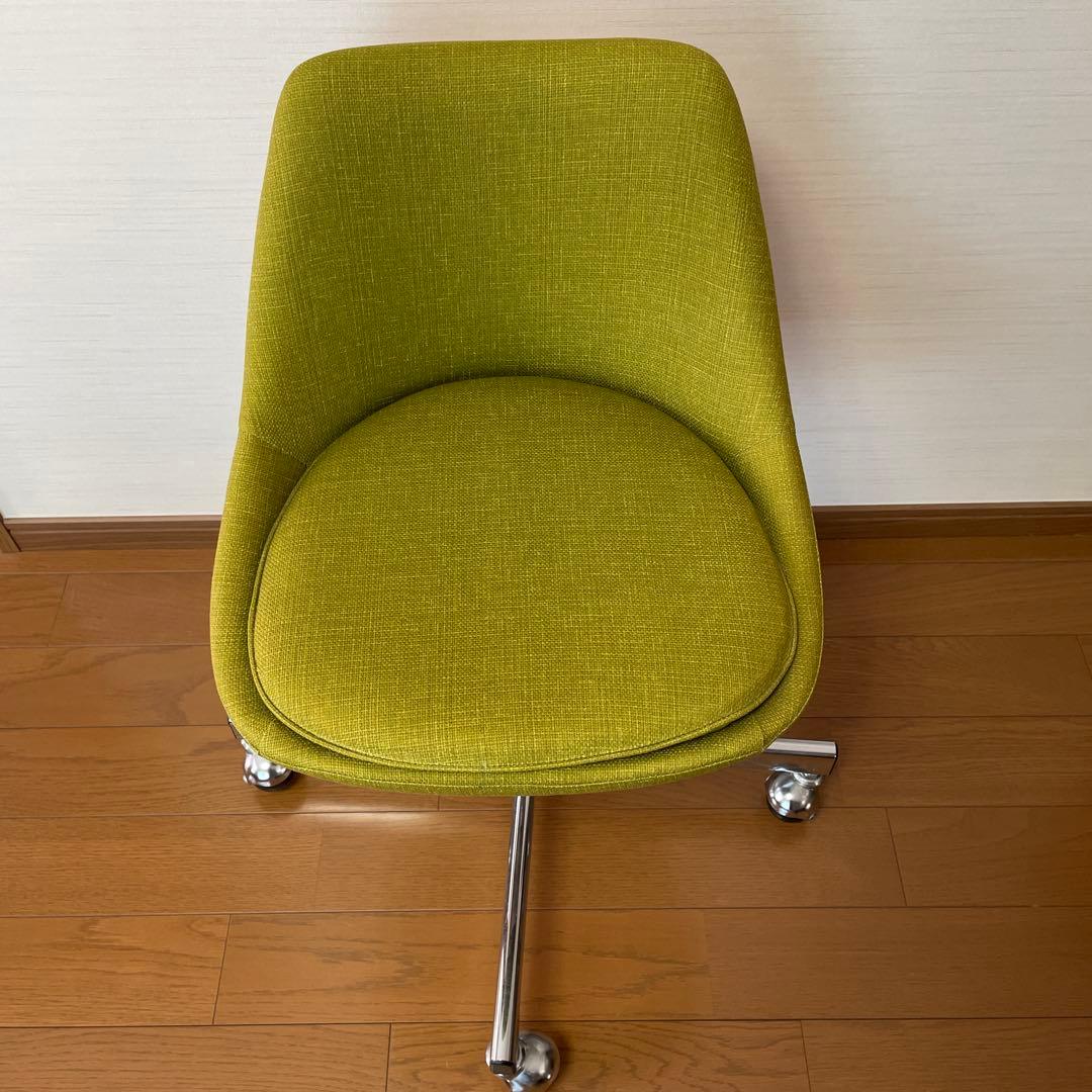 緑 黄緑 チェア 椅子 キャニスター 家具