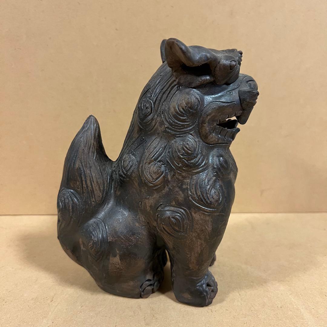 島袋常栄 シーサー 置物 沖縄 獅子 狛犬 神様 守神 魔除け 縁起物 オブジェ