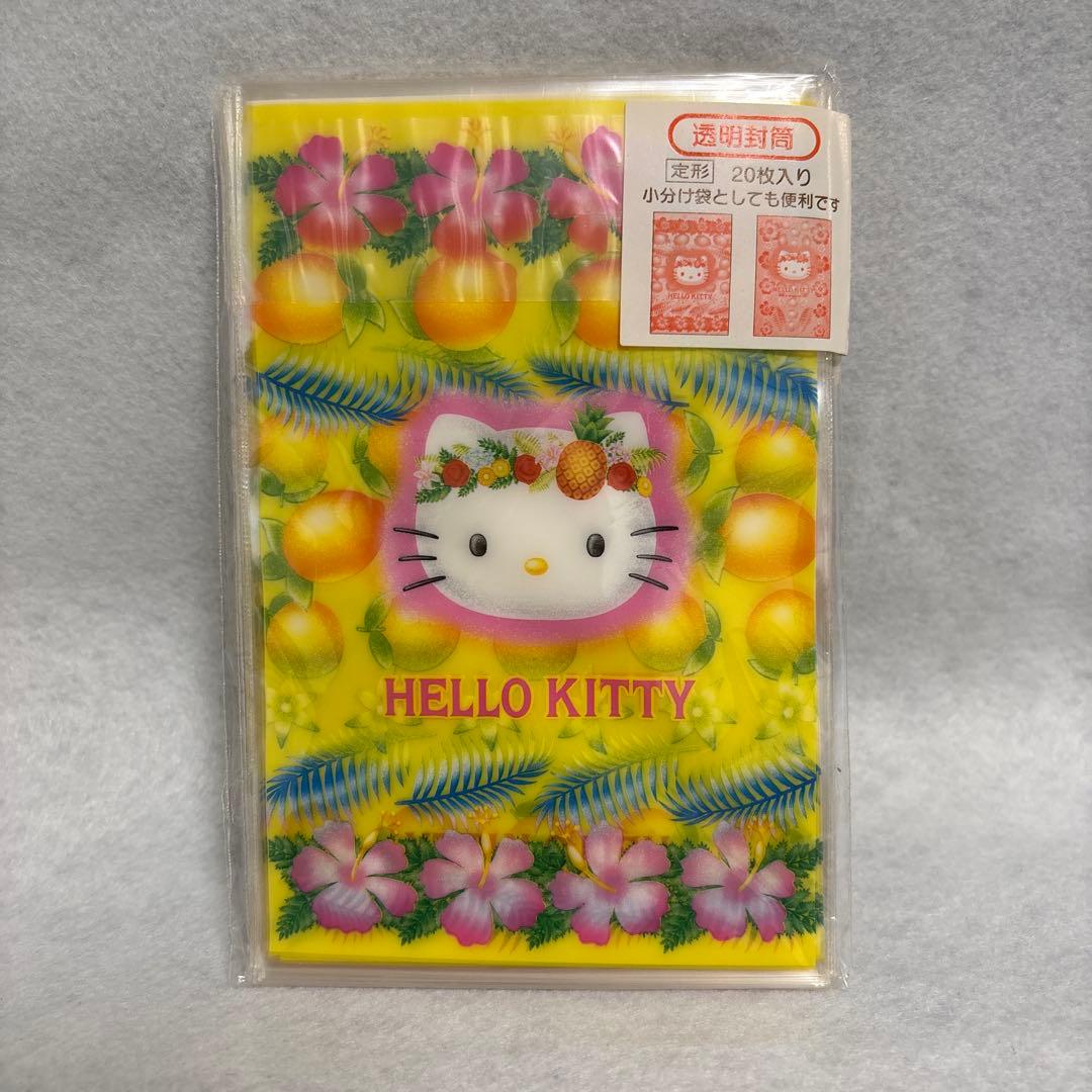 サンリオ　ハローキティ　トロピカル　封筒　メモ帳　セット
