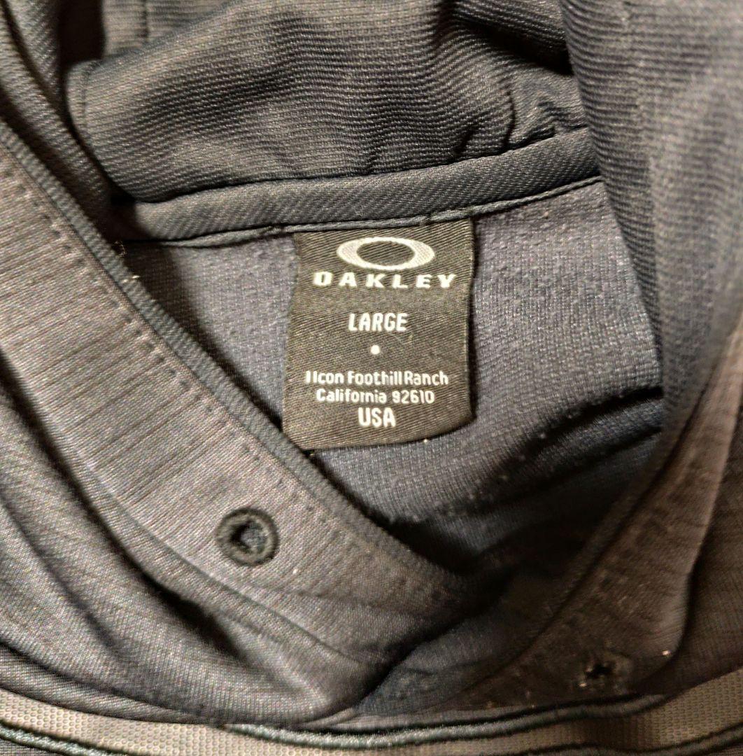 オークリーOAKLEY 　セットアップ　ジャージ黒 パンツXL　ウェアL