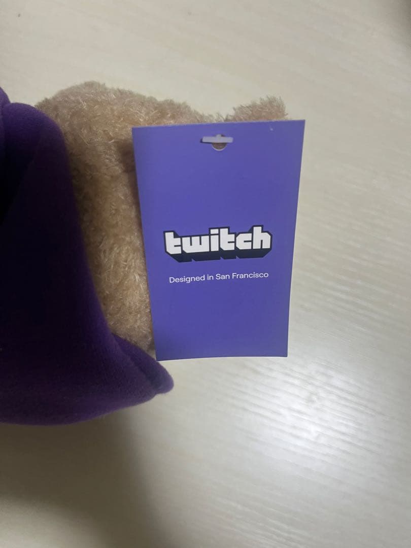 twitch フード付きクマ ぬいぐるみ