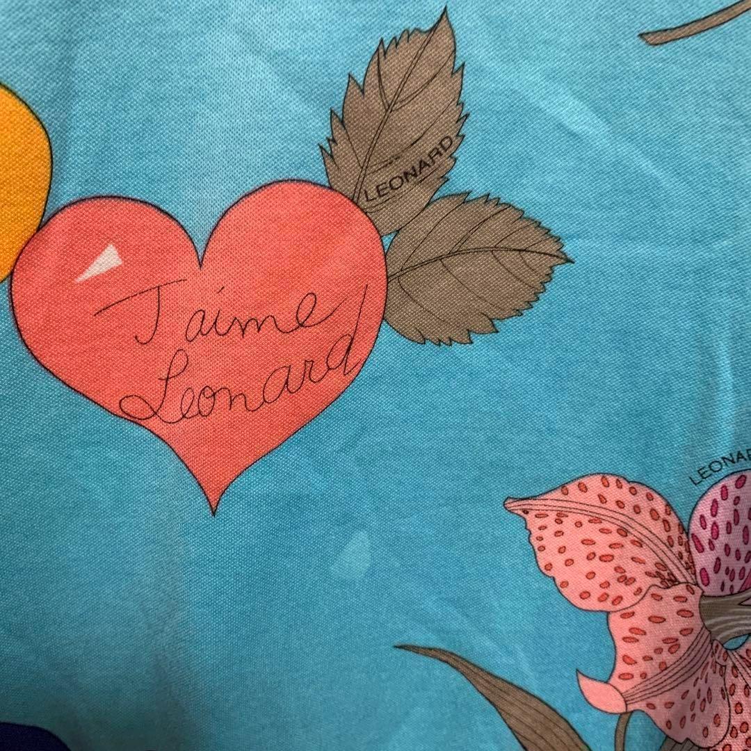 LEONARD フラワー Flower ブルー heart セレブ 高級 ゴルフ