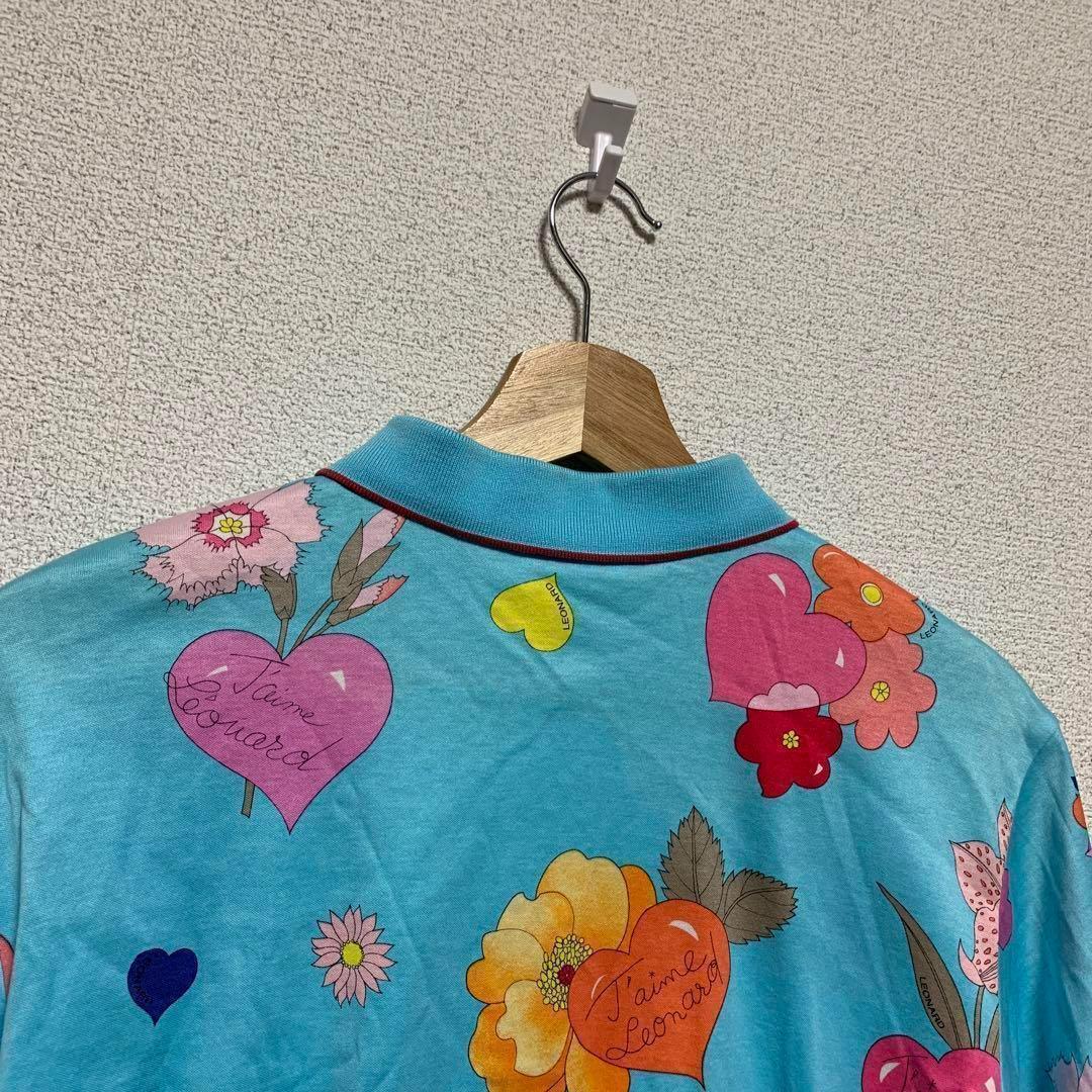 LEONARD フラワー Flower ブルー heart セレブ 高級 ゴルフ