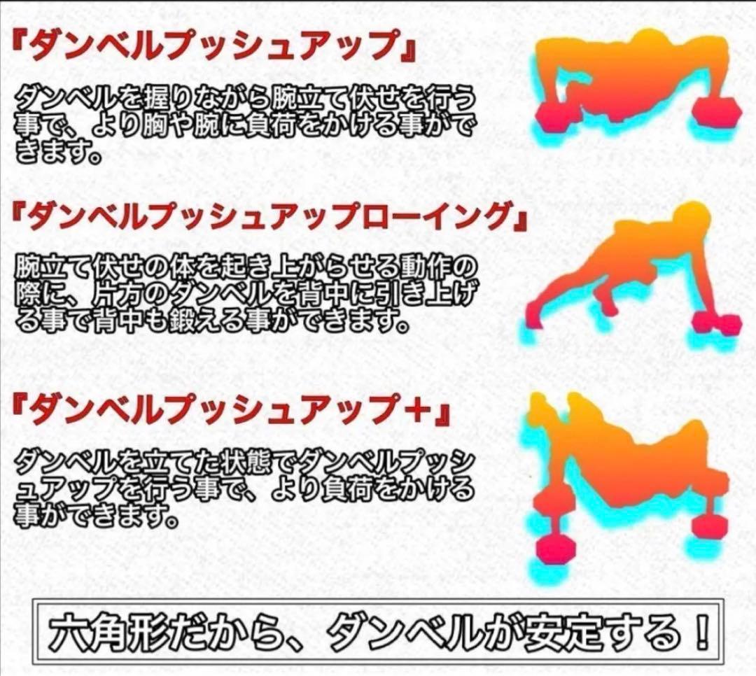 ダンベル 20kg X2個セット 合計40kg 六角 鉄アレイ在宅筋力トレーニン