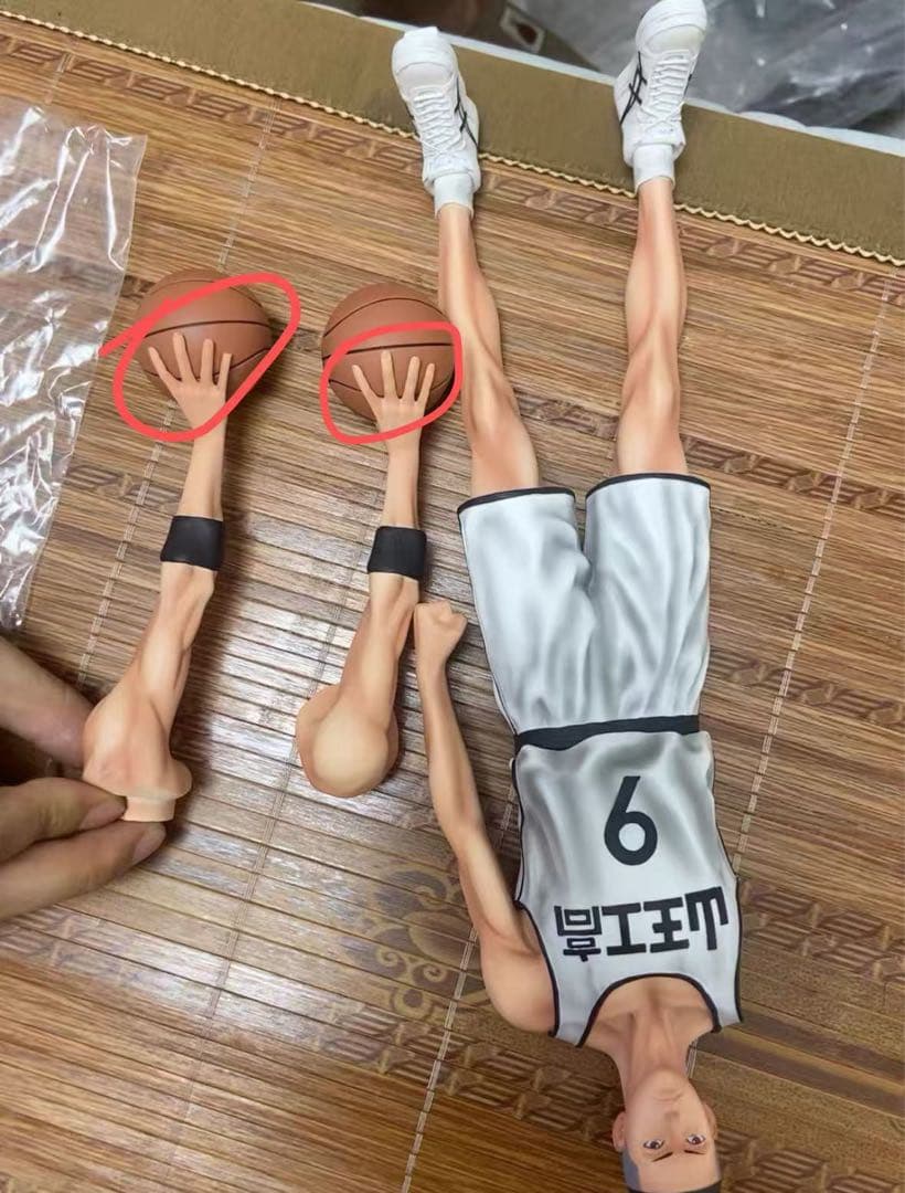 SLAMDUNK 河田美紀男 2点 ガレージキット ガレキ スタチュー①