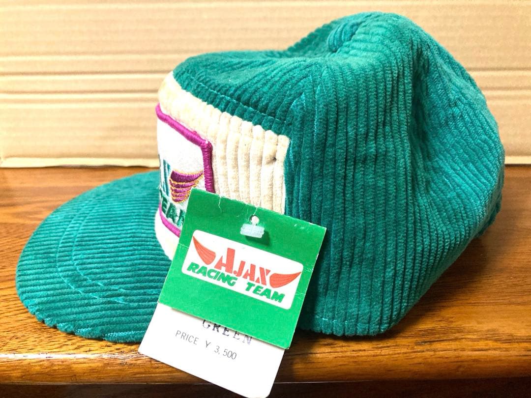 80年代 ビンテージ AJAX RACING TEAM スキー 帽子 当時物