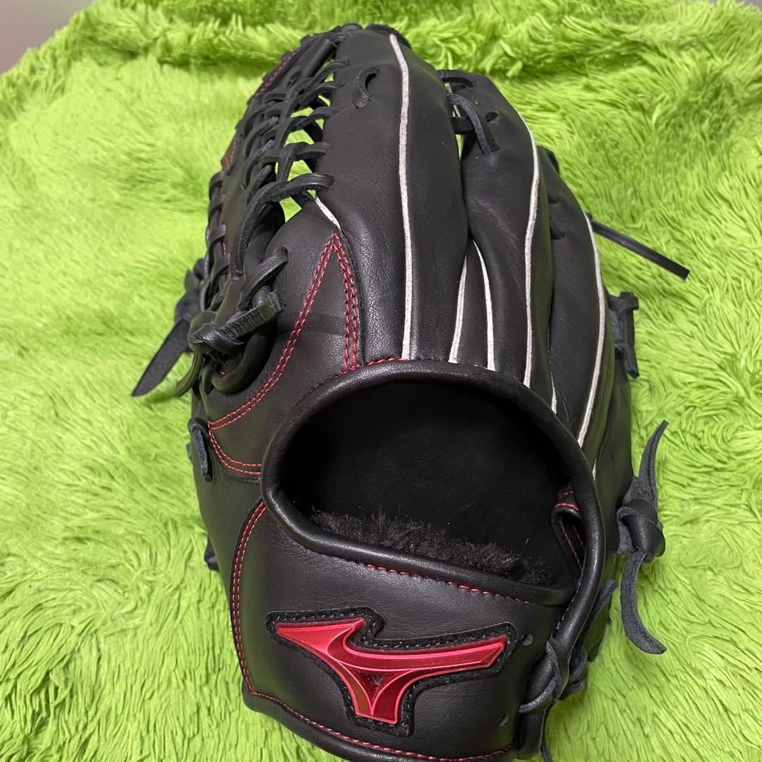 【未使用】MIZUNO ミズノ ウィルドライブ　グローブ 黒/赤 左利き用