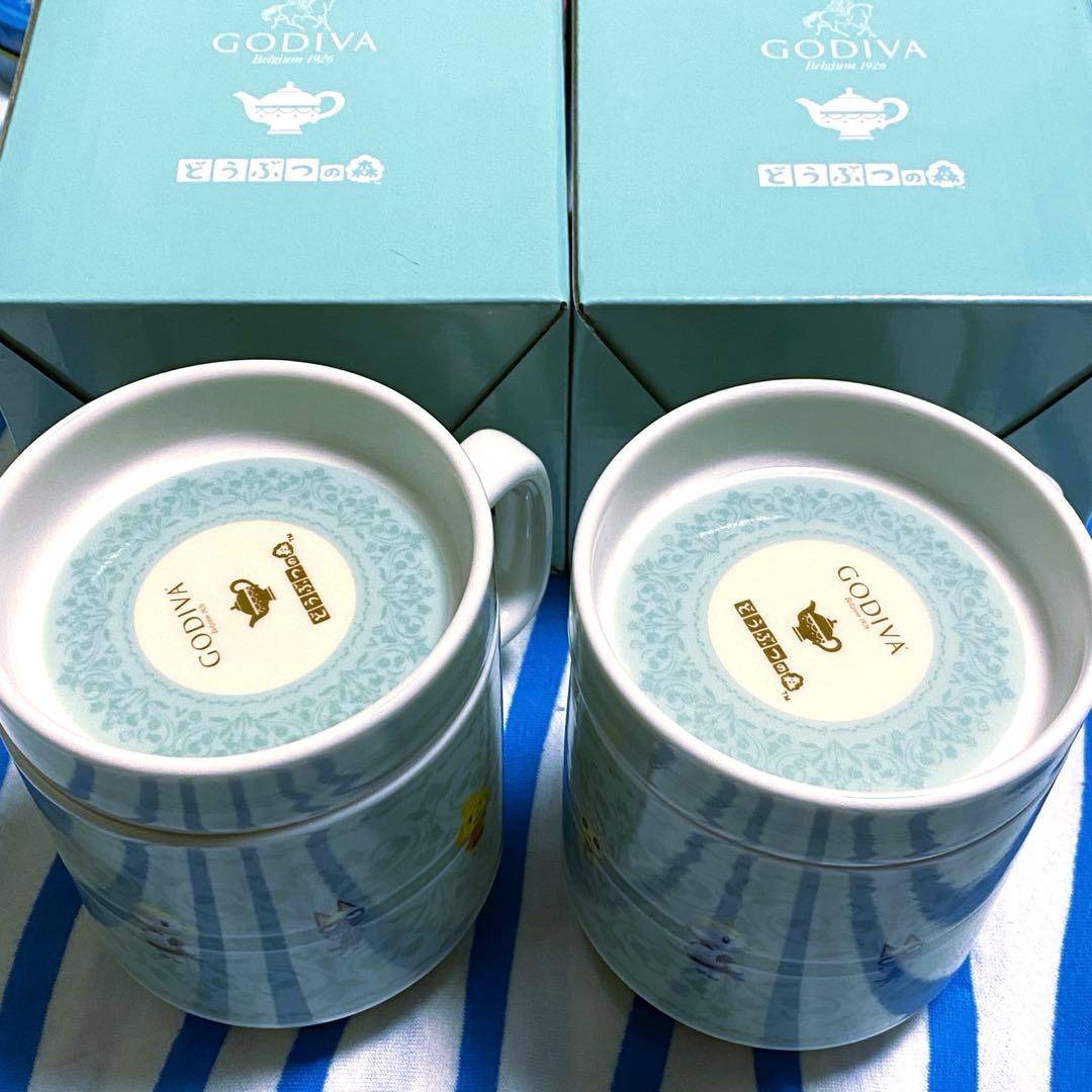 GODIVA×どうぶつの森『マグカップ＆缶＆ステッカー』セット