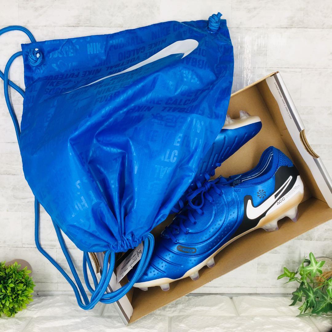 【新品未使用】NIKEティエンポ レジェンド10 エリートFG 青 28.5cm
