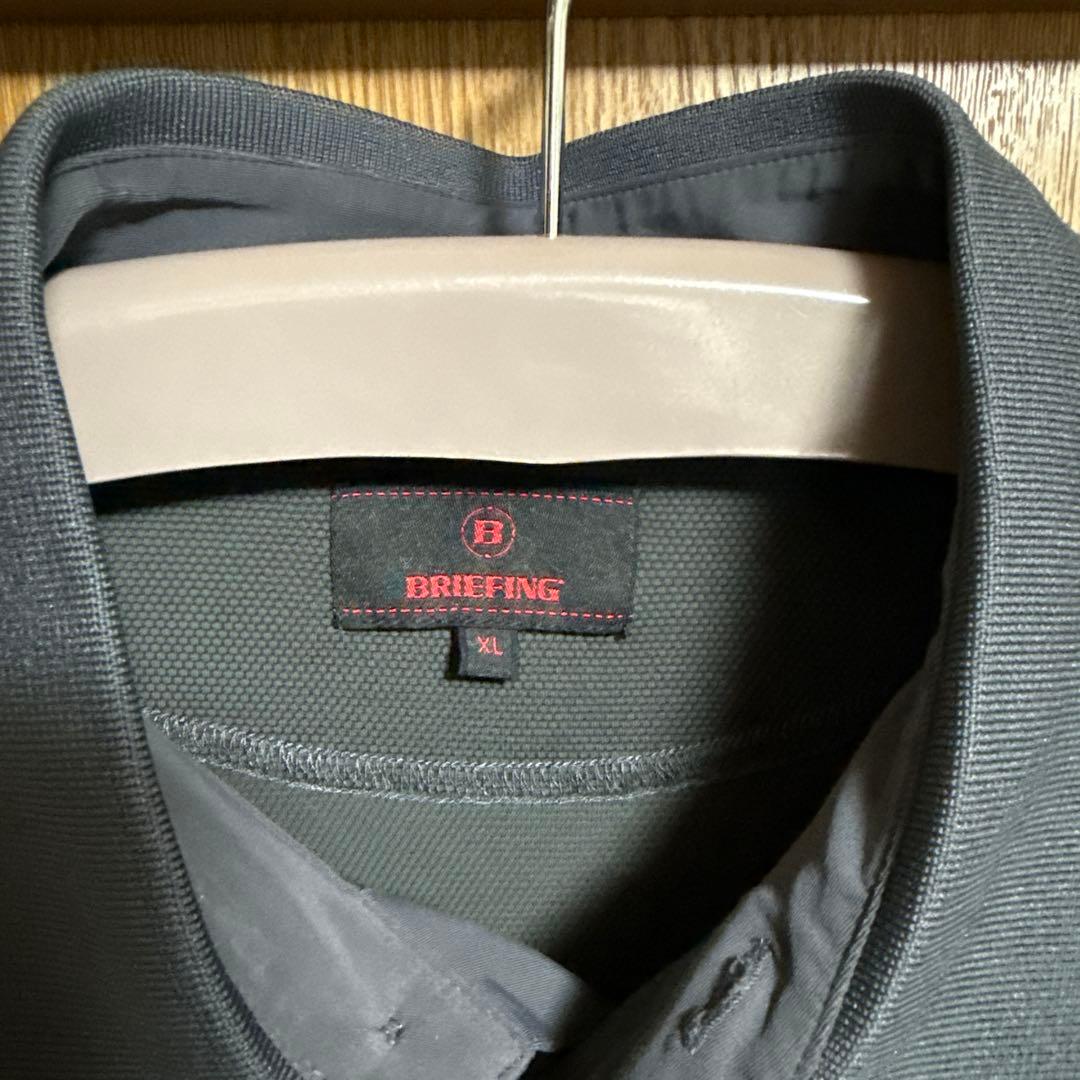 BRIEFING ポロシャツ XL グレー