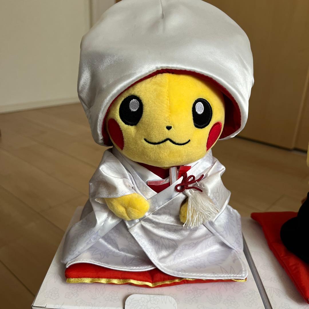 ピカチュウ ぬいぐるみ 和装ウエディング