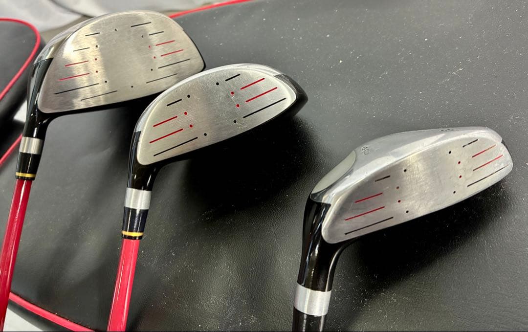 ①M1【美品】ワールドイーグルゴルフクラブ14本セット　キャディーバック付