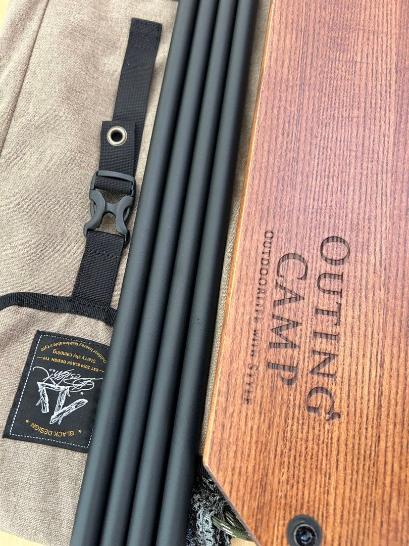 blackdesign 秋竿　ブランコ　outing camp ブラックデザイン
