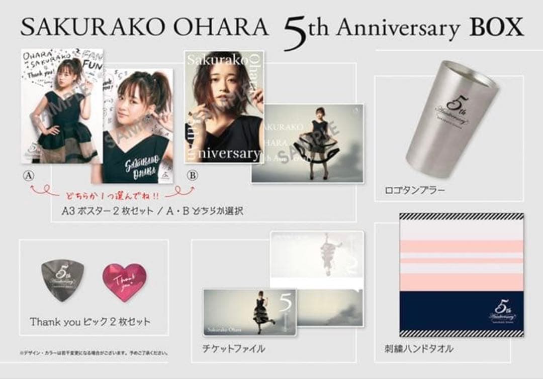 【大原櫻子】SAKURAKO OHARA 5th Anniversary Box