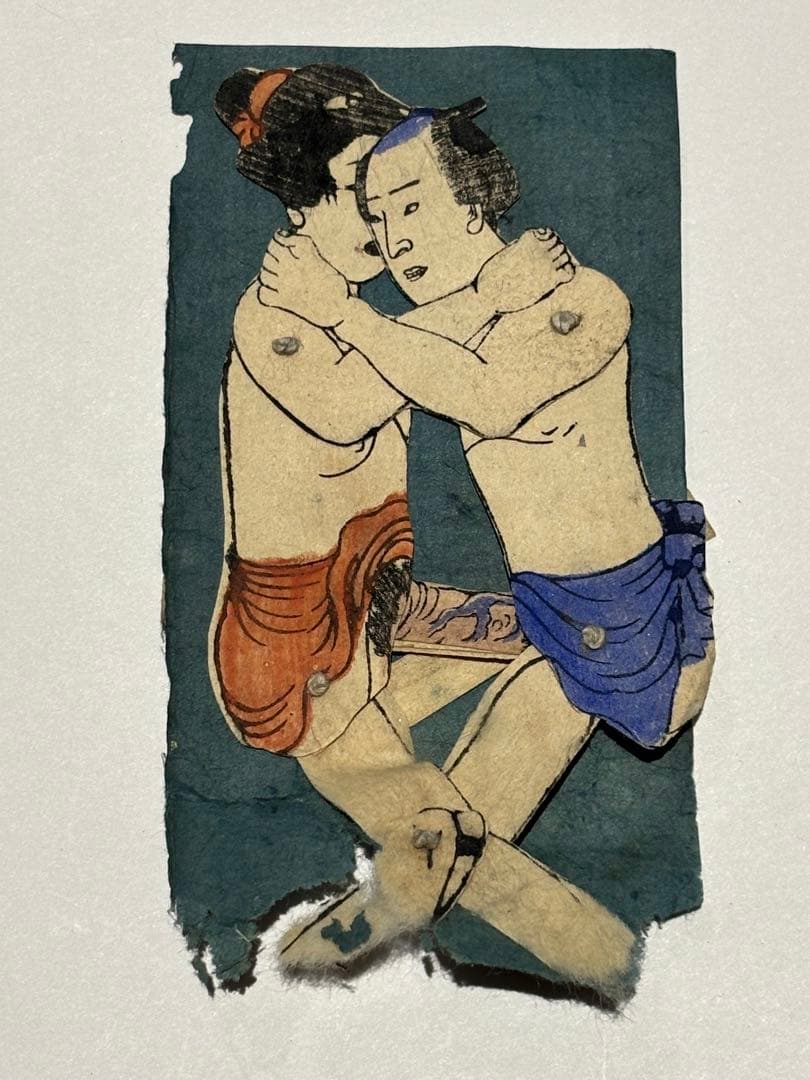 仕掛け春画 彩色木版画1組|艶本春画 浮世絵 和本
