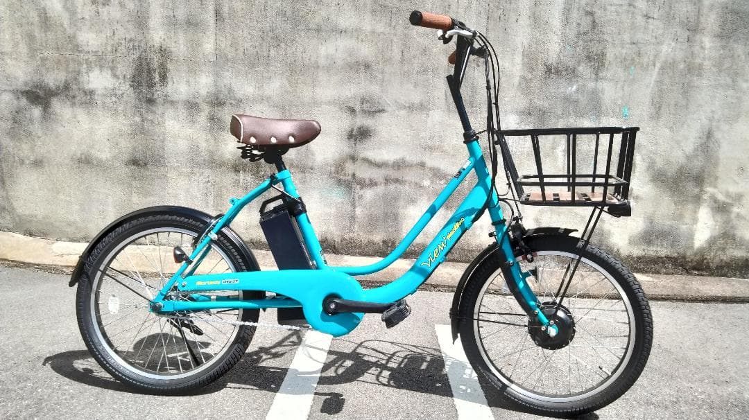 (No 0901-3) 電動自転車 丸石 ビューピッコリーノ 20インチ ブルー