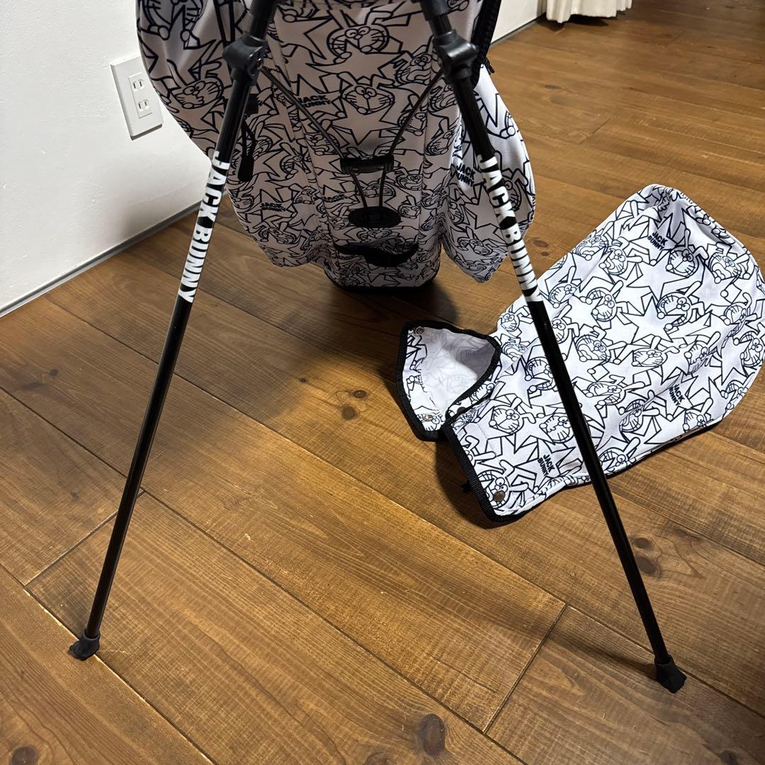 ジャックバニー　スタンド式　キャディバッグ　ドラえもん