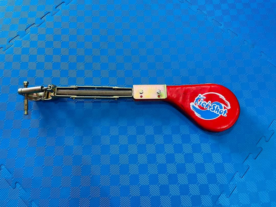キックショット 回転式ミット スプリング付き 前蹴り・回し蹴り練習用
