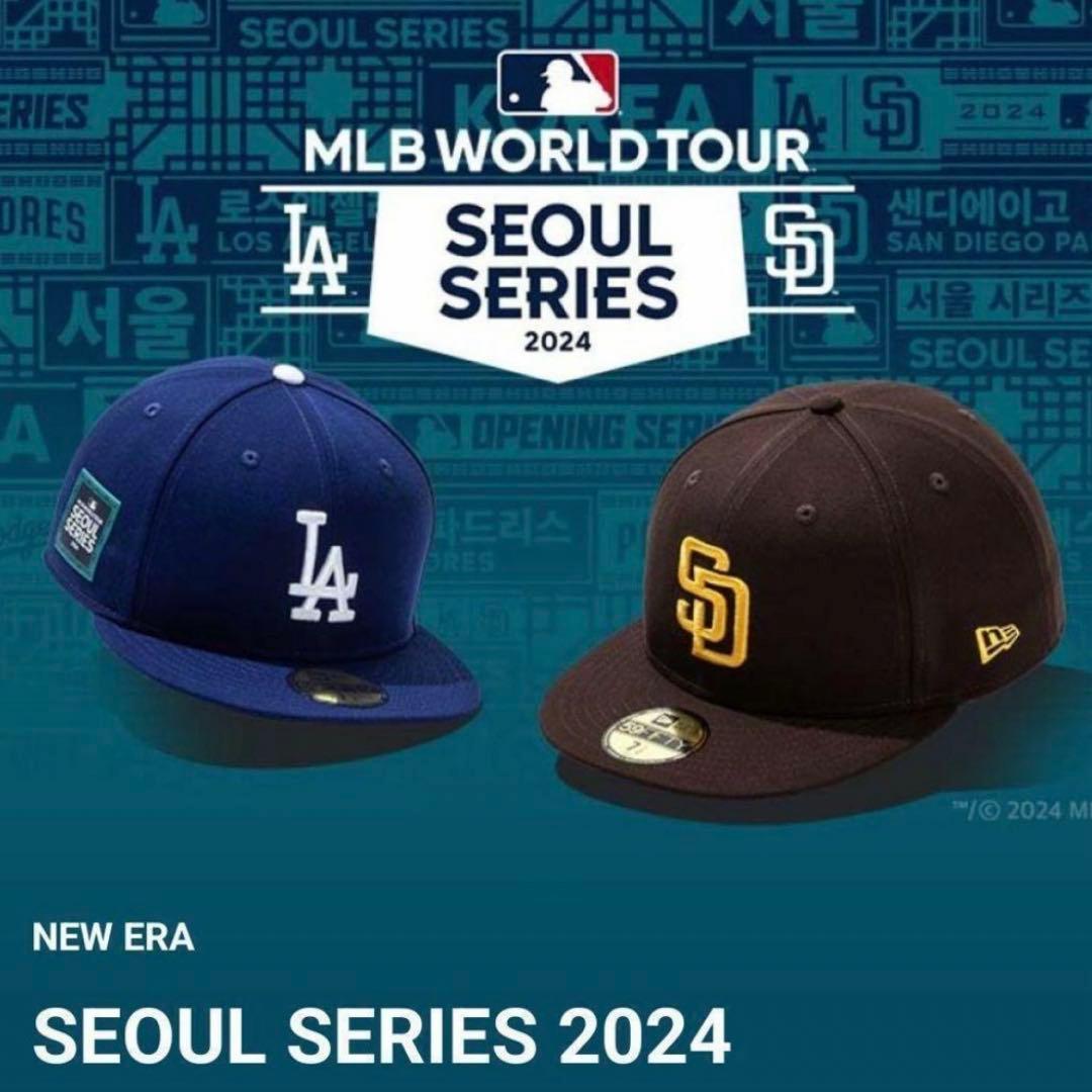 希少 2024 MLBワールドツアー開幕戦 ドジャース ソウルシリーズ キャップ