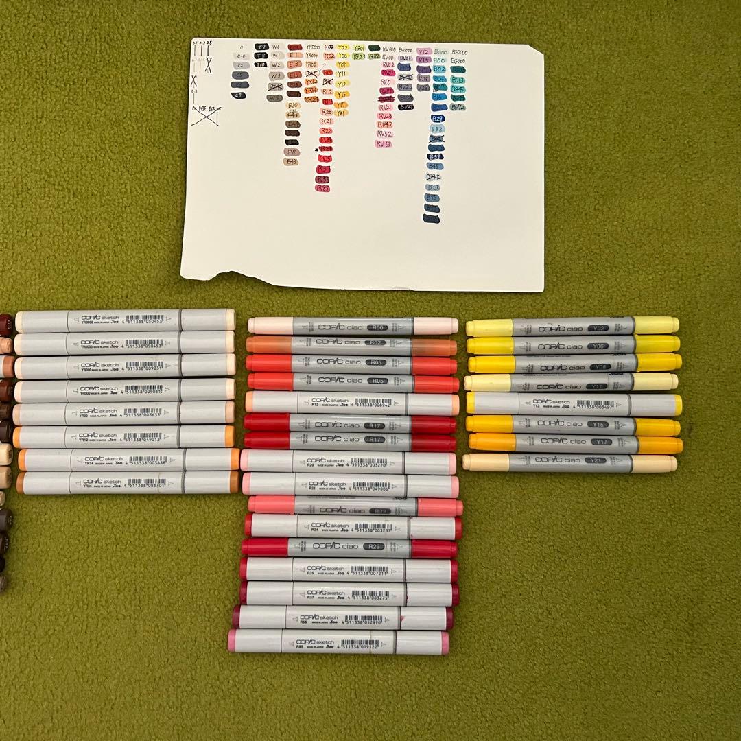 コピック116本まとめ売り