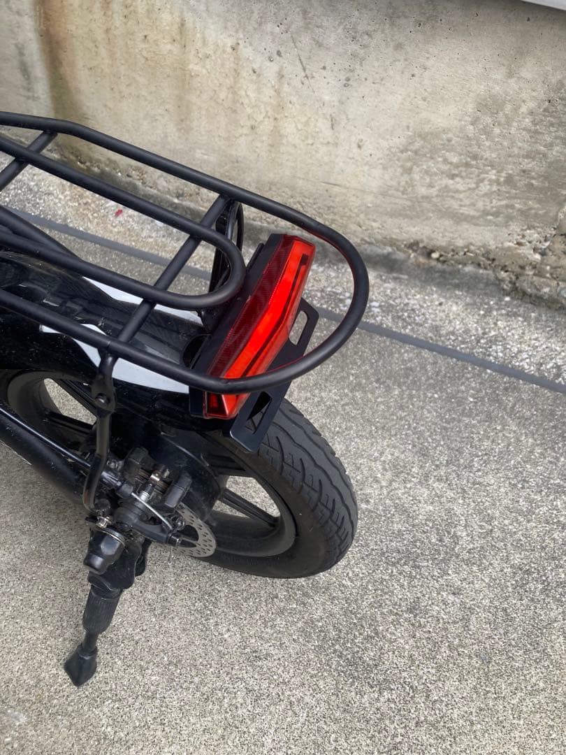 ジャンク品 折り畳み 電動アシスト自転車 モペット SMLRO ブラック