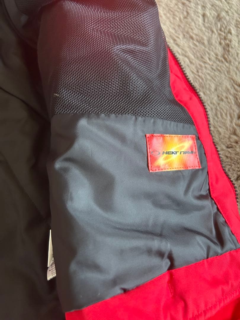 DESCENTE 赤 スキー ウェア上下セット