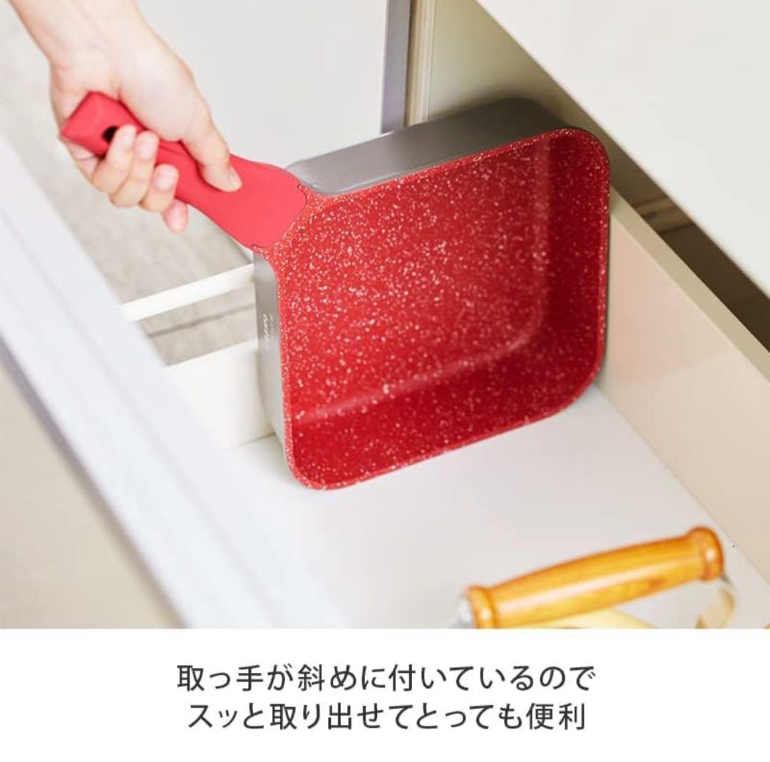 【新品未開封】タッタ マルチセット レッド フライパンセット スクエア型