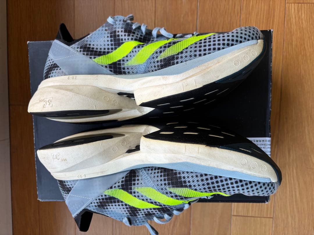 adidas ADIZERO アディオスプロ3M 25.5センチ走行約15㌔