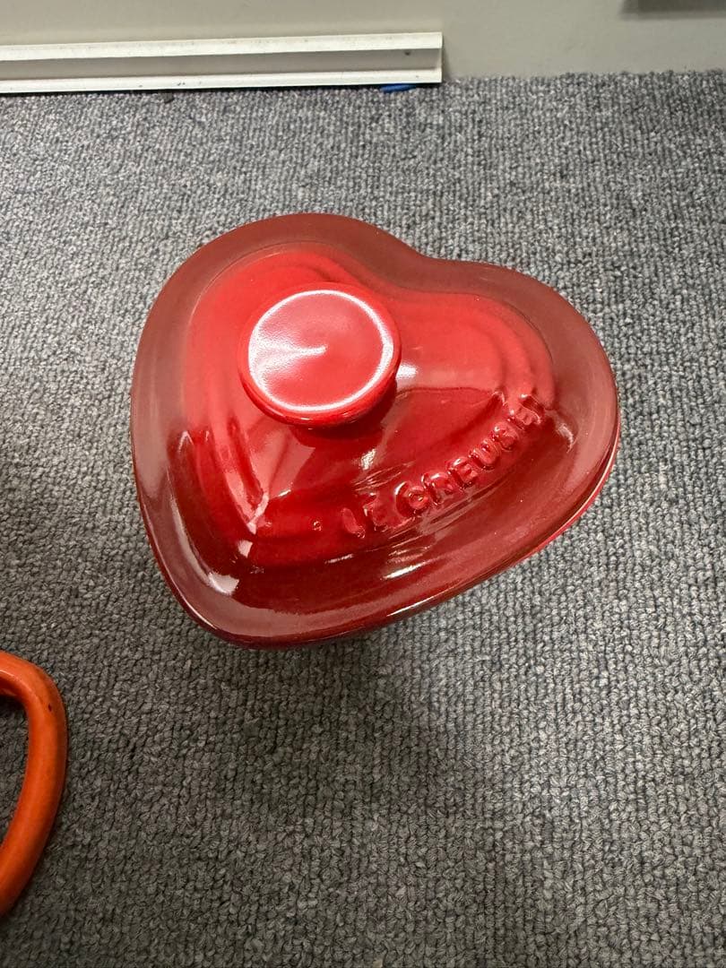 Le Creuset 両手鍋 オレンジ 25サイズ　おまけ付き