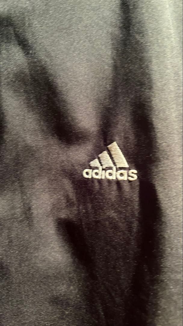 adidas ナイロンジャケット 黒 M テック系 y2k 万国旗　常田大希着用