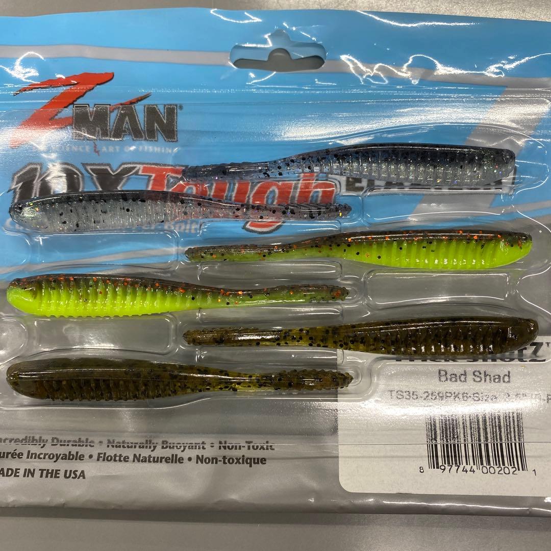 Z-MAN Trick Shotz 3色同梱 3.5インチ 6個入り