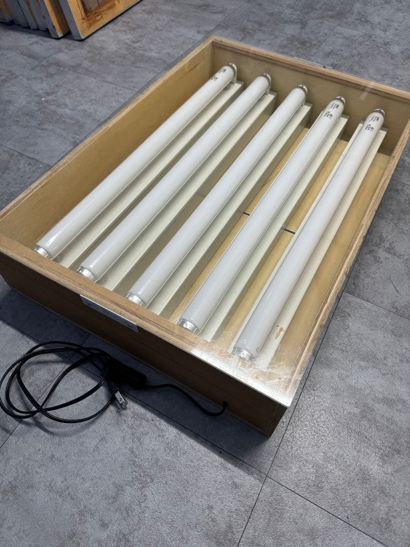 シルクスクリーン　露光機 製版機 20W×5灯(50/60Hz) インバータ
