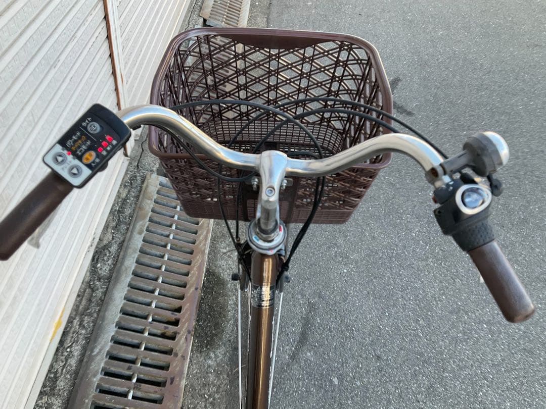 パナソニック新機種電動アシスト自転車viviTX26インチブラウンボディー