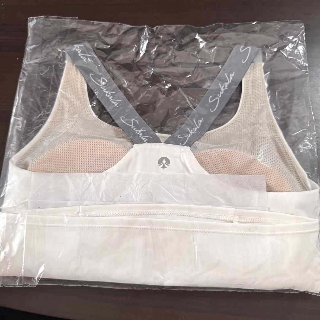 【新品】SUKALA Yストラップロゴブラトップ オフホワイト Mサイズ
