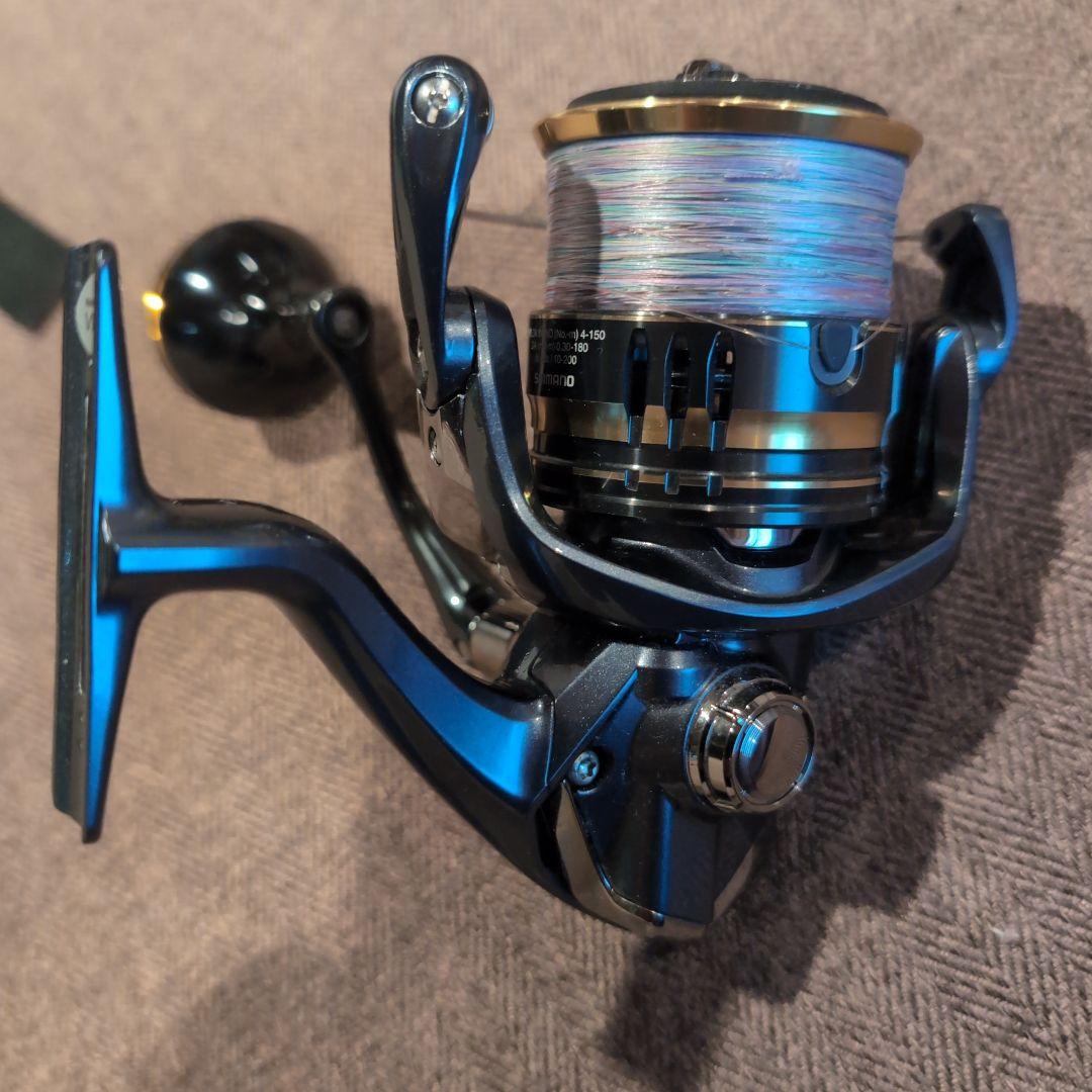 シマノアルテグラ4000XG スピニングリール 黒/金　ゴメクサスハンドル