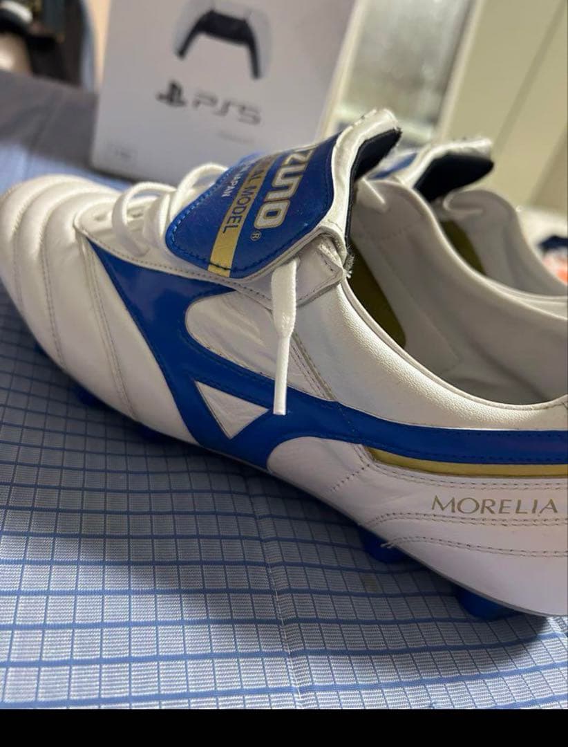 Mizuno Morelia サッカーシューズ ホワイト/ブルー