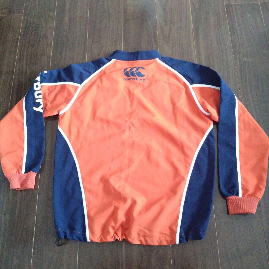 美品 canterbury ウェア オレンジ/ネイビー ジャージ セットアップ