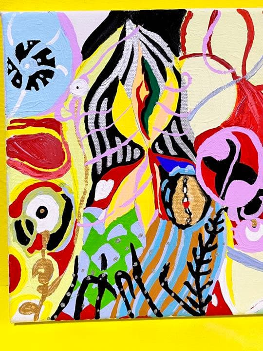 絵画　クジラ