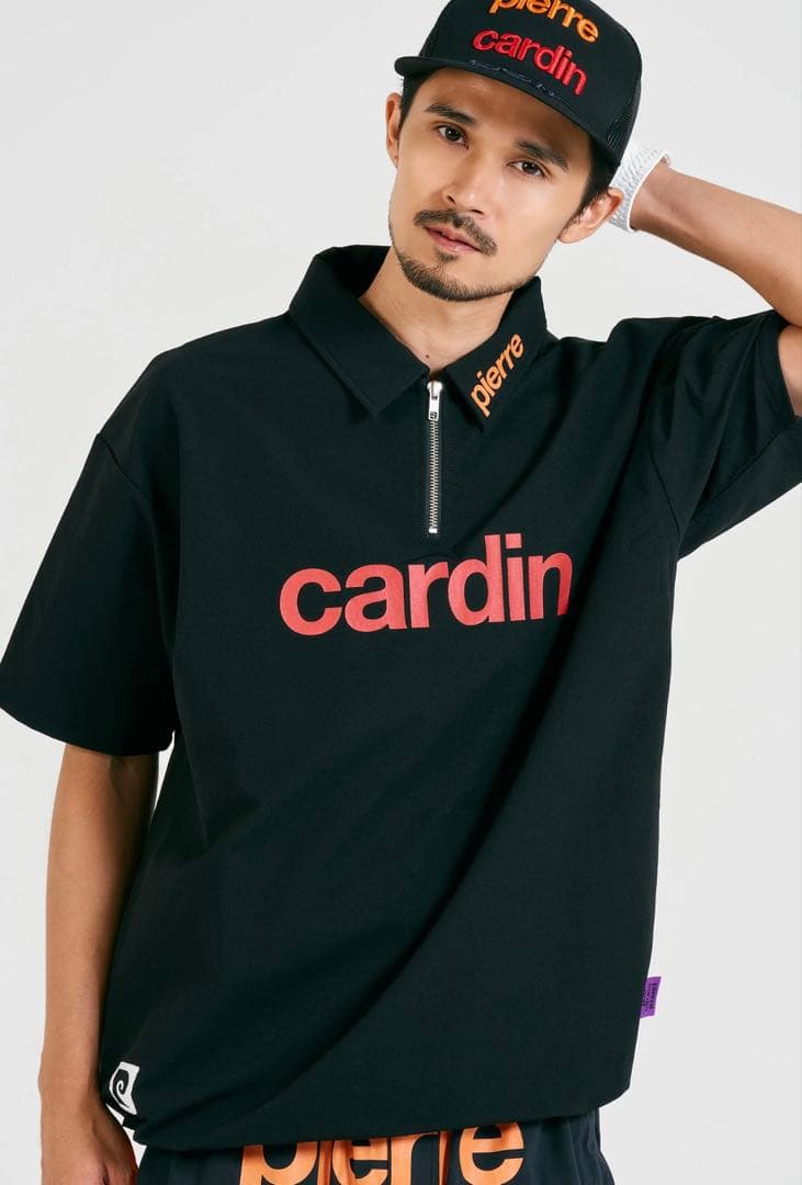 新品 pierre cardin golf ジップアップ ポロシャツ