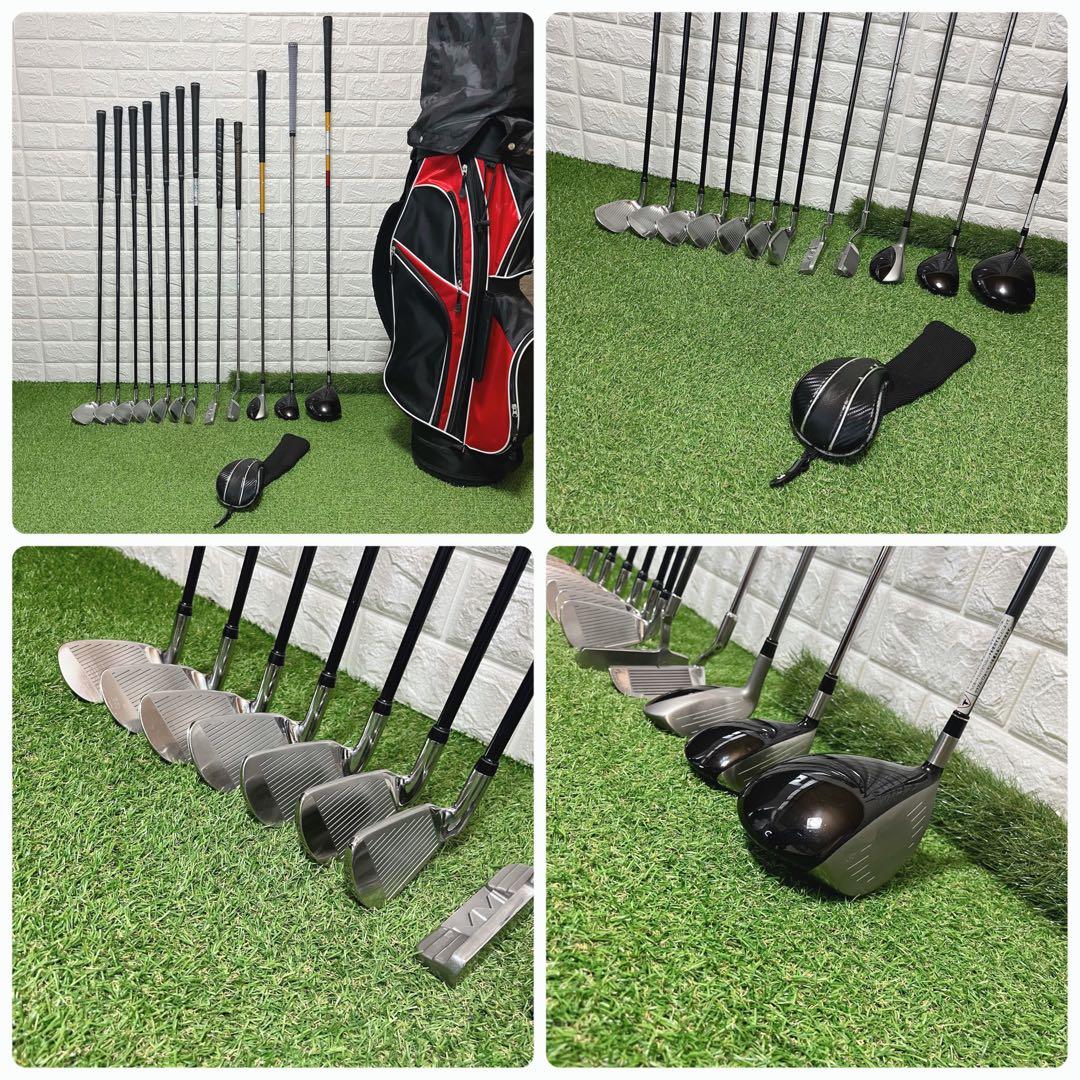 美品 初心者応援 TaylorMade他 メンズゴルフクラブ豪華12本セット
