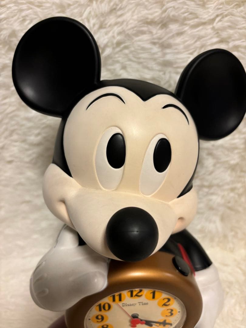 アンティーク　Disney Time ミッキー 目覚まし時計 喋る時計