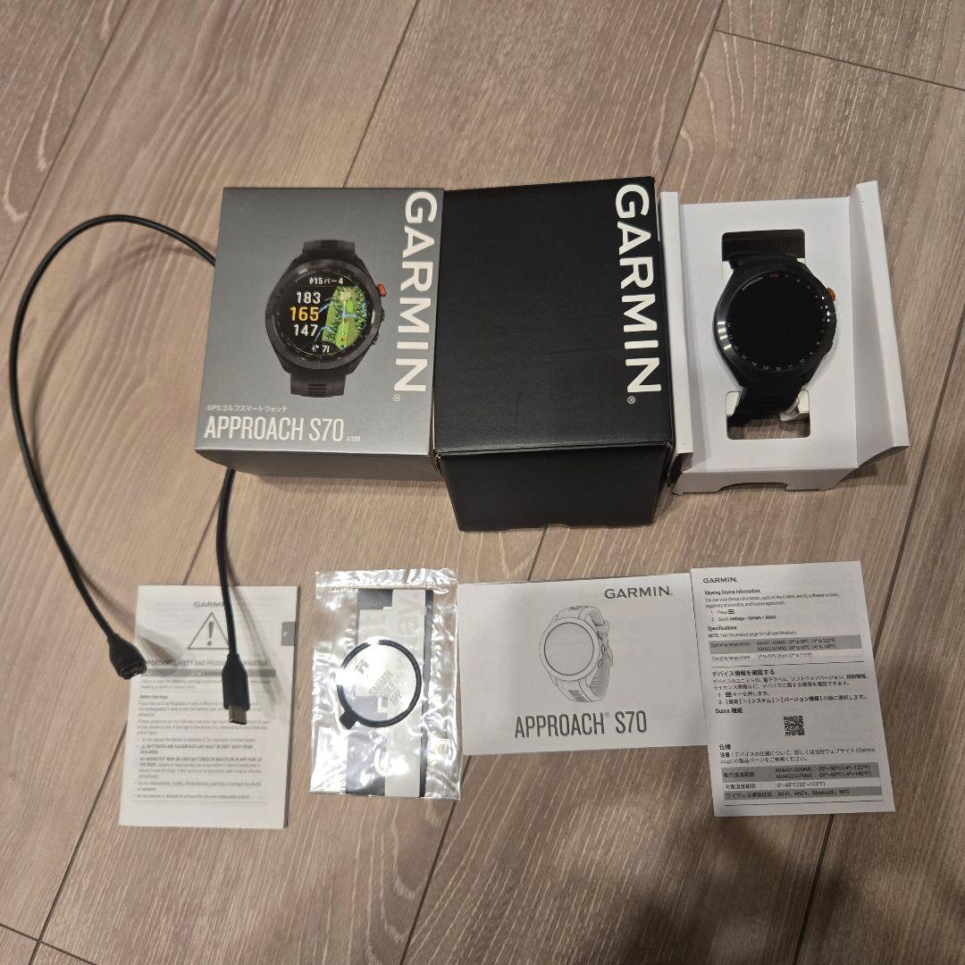 GARMIN Approach S70 47㎜ GPSゴルフウォッチ