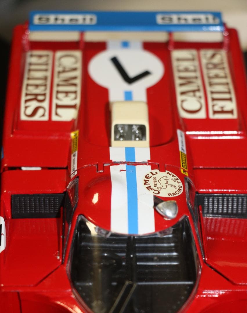 超貴重マカダム製１／２０　フェラーリ５１２Ｍ　１９７１ル・マン　中古品