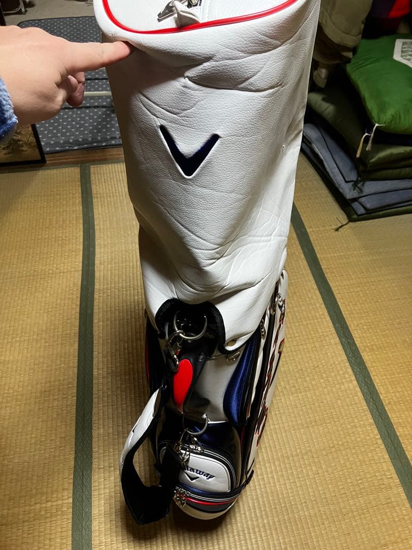 Callaway キャディバッグ ホワイト/ネイビー