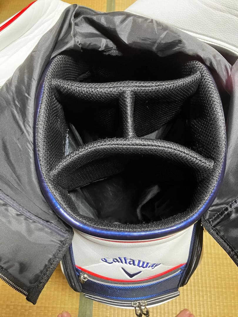 Callaway キャディバッグ ホワイト/ネイビー